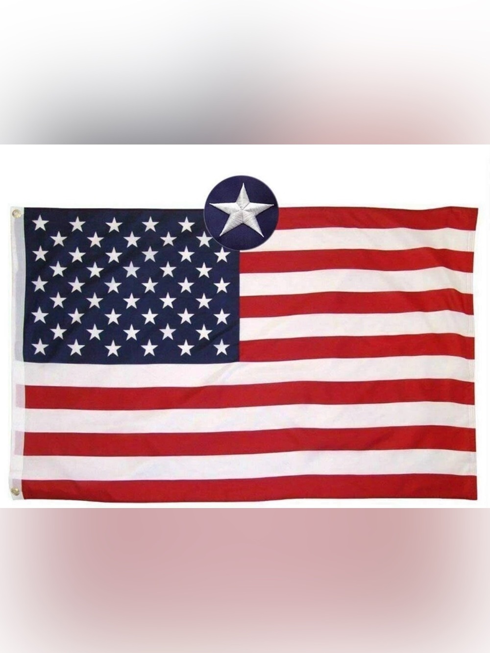 Patriotic American Flag Duvet Cover - Red, White & Blue